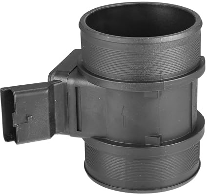 A ABSOPRO Capteur De Débit D'Air Massique MAF Noir 1 Pièce Pour Voiture | Matériau: Plastique, Métal, Dimensions: 12x9x9.5cm, Broches: 5, OE: 9628336380,19208Q,9639794880, Pour Fiat, Pour Peugeot