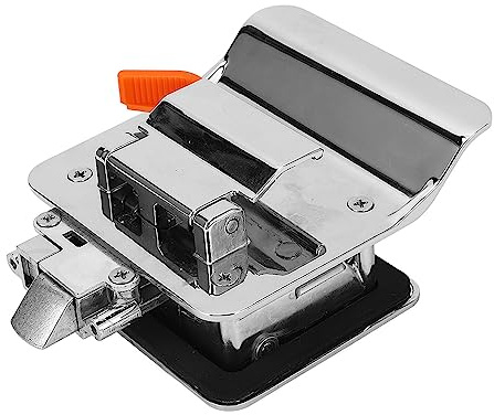 Serratura per porta camper in metallo placcata in oro con 2 chiavi Tecnologia di blocco avanzata Blocco di sicurezza Travel Trailer Truck