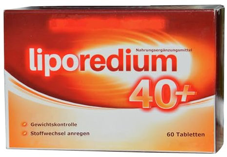 Liporedium 40 Plus, 60 Tablets, Caffeine, Capsaicin, Garcinia cambogia, Slimming, Very Effective