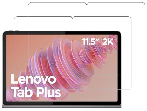 2 Pack for Lenovo Tab Plus Tablet 11.5 Inch 2024 Tablet Screen Protector Tempered Glass, Anti Scratch, Bubble Free