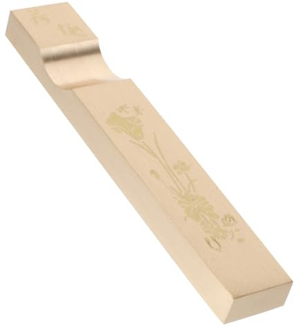 Yardwe Chinesische Kalligraphie-briefbeschwerer Pinselhalter Metall Briefbeschwerer Für Zuhause