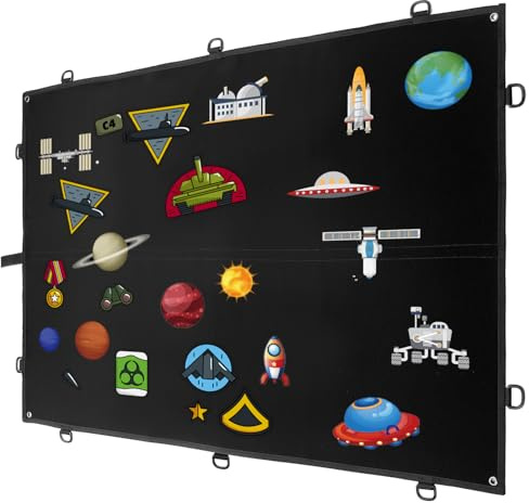 QWORK® Militär taktisk lapp displayduk, 110 x 70 cm svart taktiska lappar kardborreband display duk, för stämpelapplicering av märken