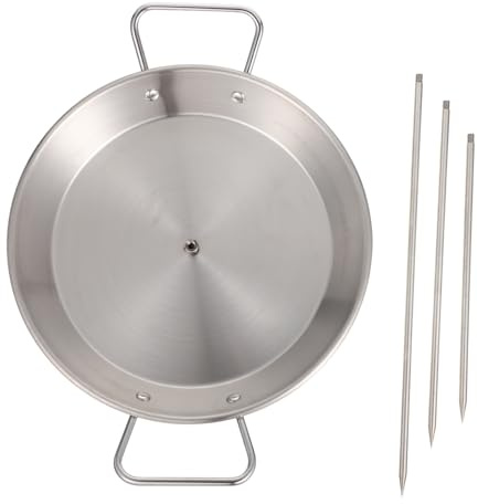 LIOOBO Stainless Steel Grilled Rack for Chicken Turkey Roast Rack Tray Detachable BBQ for Outdoor Camping Picnic Use