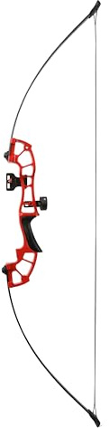 FQH 50-Zoll-Zerlegbare Recurvebogen- und Pfeil-Set 30-50 lbs Jagdbogen für Erwachsene und Anfänger Outdoor-Jagd Zielbogenschießen Wettbewerb (Nur der Bogen(Rot), 50 lbs)