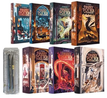 Harry Potter – Die komplette Saga (Bände 1–7) in der Neuauflage + Quidditch Stift- & Bleistift-Set