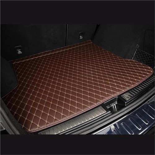 Auto Kofferraum Schutzmatte Custom Car Kofferraummatten Für Mercedes GLB 5 Sitz 2020 2021 2022 2023 Wasserdichtes Auto-Kofferraum-Innenzubehör-Schutzpolster(Kaffee)