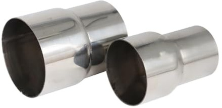 SalidaCola Punta Escape 54mm-80mm Adaptador Recto Acero Inoxidable Reductor Tubo Silenciador Tubería Soldada Tamaño Múltiple PuntaEscape(1 Piece 63-76)
