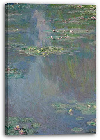 Printed Paintings Leinwand (70x100cm): Claude Monet - Seerosen