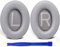 SoloWIT Professional Earpads Cushions for Bose QuietComfort 35 (QC35) and Quiet Comfort 35 II (QC35 II) Over-ear Headphones, Ear Pads Replacement with Softer Leather, Noise Isolation Foam - PL Silver