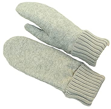 AHDMR Moufles Hiver Femmes Gants Thermiques en Cachemire Tricotés Doux Mitaines à Doigts Complets Epais Doublure en Laine Gant Couleur Unie Elégant pour Shopping Conduite Ski Vélo Moto Cadeau de Noël
