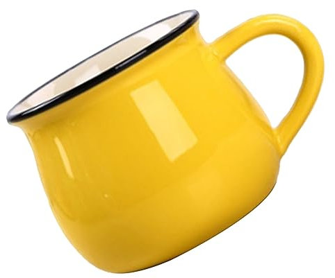 BESTonZON Keramik Kaffeebecher Mit Modernem Design Für Tee Milch Oder Kaffee Leicht Zu Reinigen Langlebig Und Sicher Für Täglichen Gebrauch Zu Hause