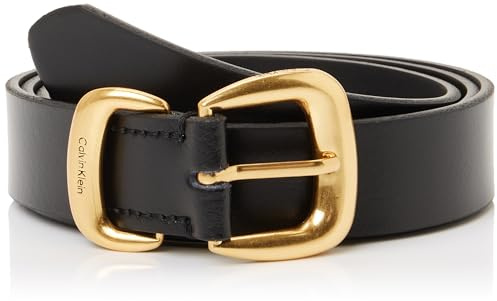 Calvin Klein Damen Sarah 2 Piece Logo Buckle Belt 2 Lv04k7012g Gürtel (1er Pack)