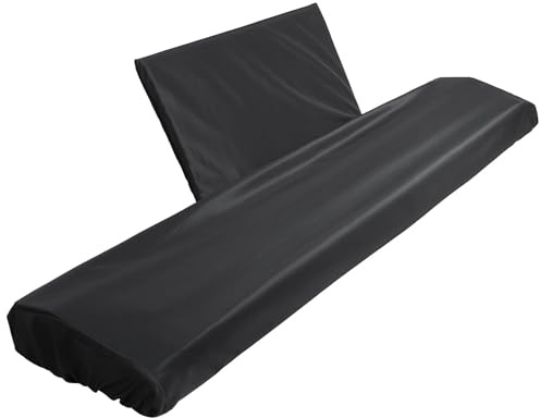 Joyjing 88 Tasten Keyboard Cover, Schutzhülle für Keyboard mit Notenständerabdeckung, Klaviertastatur-Staubschutz mit Kordelzug, Wasserdichte Elektronische Klaviertastatur Staubschutz, 134x44x19 cm