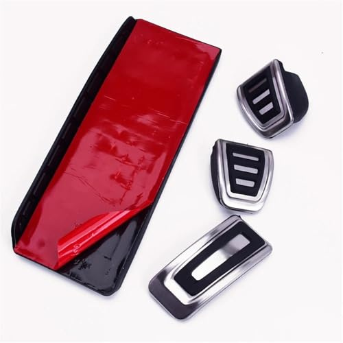 Car Pedals For VW For Golf 7 For GTi MK7 For Skoda For Octavia A7 Car Styling Fuel Brake Dead Pedal Cover Set Car Pedal Pads Cover(Paste rest MT)