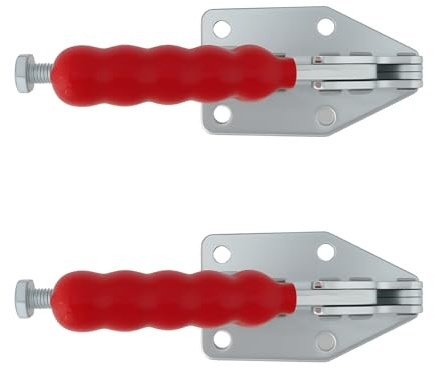 eMagTech 2X Push-Pull Quick Release Clamp 180KG 30mm Stroke 144.5° for Woodworking Sliding Table Saw Positioning
