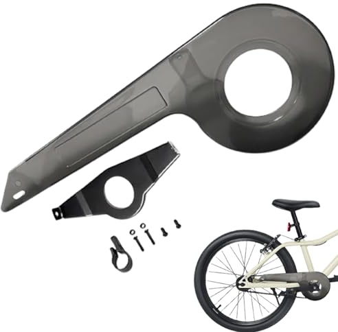 Comebachome Fahrradkettenschutz, passend für 32–36 Zähne, universeller Fahrradkettenschutz für Kinder, robuste Fahrradabdeckung für Zubehör, Dekoration