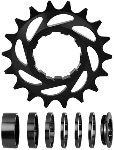 APGLSXY Aluminiumlegering 16T 18T enkelväxlad svänghjul för mountainbike vägcyklar konverteringscykel enväxlad frihjul konverteringssats