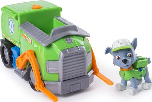 PAW Patrol Recycling-Fahrzeug mit Rocky-Figur (Basic Vehicle)