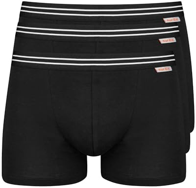 Nur Der 3er Pack Boxer Cotton Stretch Baumwolle enge Boxershorts Männer Unterhosen Herren