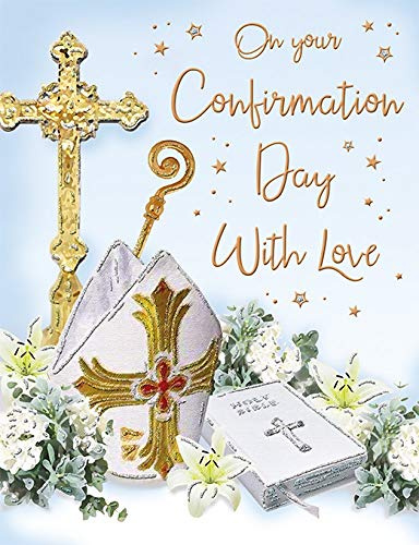 Tarjeta religiosa confirmación M – 8 x 6 pulgadas – Regal Publishing