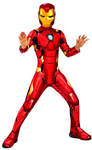 Rubie's Costume Iron Man Rosso, Marvel, Avengers, 7-8 anni, per bambino