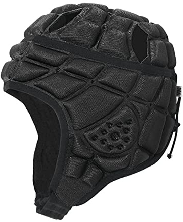 Kinder Rugby Kopfschutz Sport Kopfbedeckung Torhüter Torwart Helm Sport Fußball Rugby Helm Gepolsterte Schutzhelm Spielhelm Surf Flag Football Helm für Jugend Kinder