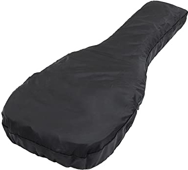 Harilla Gitarrenrucksack Staubschutz Instrumententasche Regenschutz Wetterfest Schwarz Wasserdicht Soft Bass Case Cover für Acoustic Electric Classical, Gitarre