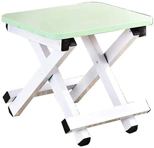 Sonnenliege Patio-Liegestühle Klapphocker mit Fußstütze – Faltbarer Bank-Klapphocker für und Erwachsene, klappbarer Klapphocker für Garten-Badezimmer-Sonnenliege (Color : Green)