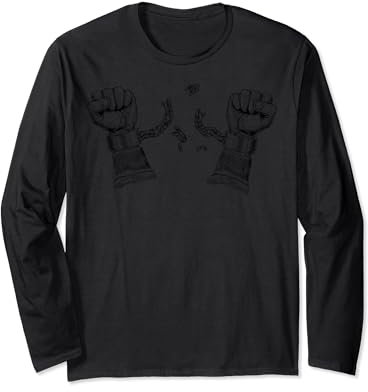 Handschellen brechen Kette Schäkel Handschellen Langarmshirt