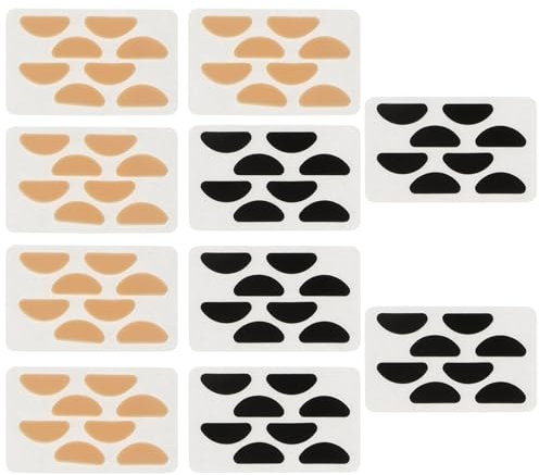 Homoyoyo 40 Paar Brillen-Nasenpads Selbstklebende Silikon-Anti-Rutsch-Nasenpads Für Brillen Sonnenbrillen