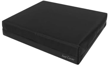 Shikra Waterproof Cover for Deep Pressure Relief Memory Foam Seat Pad, Wheelchair Cushion Just Cover (BLACK, 17 X 17 X 2)