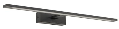 Licht-Erlebnisse Bilderleuchte LED Metall 62 cm lang Downlight Schwarz 4000 K neutralweiß 2450 lm Modern Wandleuchte Wohnzimmer Spiegelleuchte
