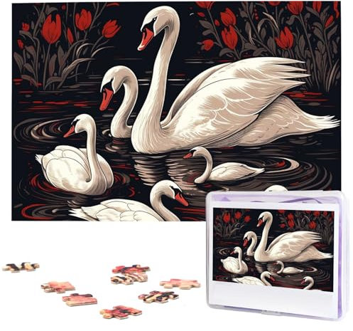 Personalisiertes Puzzle für Erwachsene, 1000 Teile, personalisiertes Puzzle aus Fotos, klassisches Holzpuzzle für Familie, Hochzeit, Geburtstag, Valentinstag