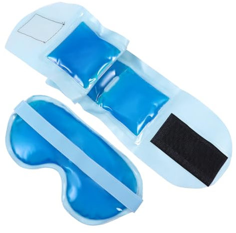 DRESSOOS 1satz Kühl Und Wärmemaske Für Augen Und Nacken Gel-augenschutz Mit Feuchtigkeitsspendendem Nackenwickel Für Reisen Zuhause Und Entspannung Fördert Die Durchblutung Und
