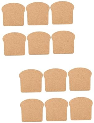 SHOWERORO 2 Juegos de Posavasos de Corcho para Platos Calientes Aislamiento Térmico Portavasos Exquisitos Accesorios de Cocina para El Hogar 6 Piezas