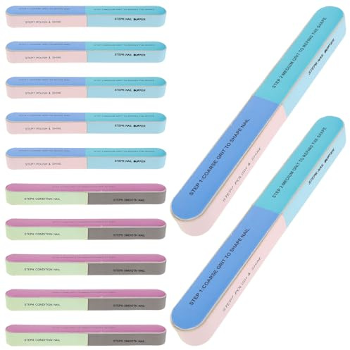 PRETYZOOM 20 Pezzi strumenti per manicure blocco per levigare le unghie blocco di lucidatura per unghie EVA