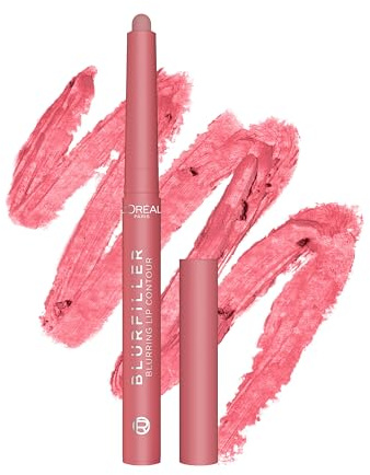 L'Oréal Paris Matita Labbra, Labbra Naturalmente Definite e Rimpolpate, Applicatore Scorrevole, Formula Morbida e Modulabile, Blurfiller Crayon, Tonalità: 601 Worth It | La matita per labbra fornisce un effetto blurring intorno al contorno delle labbra per labbra più piene