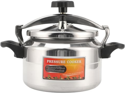 Garsent Marmite à Pression, Marmite en Alliage D'aluminium de 4 L, Autocuiseur Antidéflagrant pour Cuisinière à Gaz, Idée pour la Famille ou le Commerce, Facile Ouvrir et Fermer