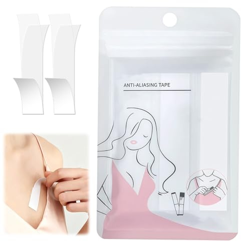 108 Pièces Fashion Body Tape,Adhésif Double Face Transparent pour le Corps et Vêtements Ruban Invisible Imperméable pour Peau et Tissu Scotch Vetement Peau pour Vêtements Robe Secret Bra 20 x 85mm