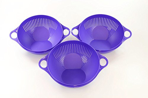 Tupperware Bol mélangeur Maximilien 3,75 l de passoire (3) Bleu P 21243