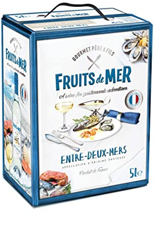 Gourmet Père & Fils - Fruits De Mer - Sauvignon Blanc, Sémillon - Weißwein aus Frankreich - Bag in Box BIB (1 x 5 l)