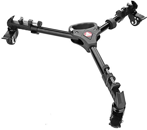 YaeCCC Kingjoy VX-600 Photography Heavy Duty Tripod Dolly Wheels Adjustable Leg Mounts Compatible with Canon Nikon Sony DSLR Camera Camcorder Photo Video