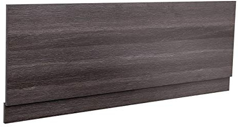 Aquariss Bathroom Calm Grey Effect 1700 mm Wooden Wrapped Front Bath Panel | MDF, Adjustable Plinth, for Bathroom Soaking Tub