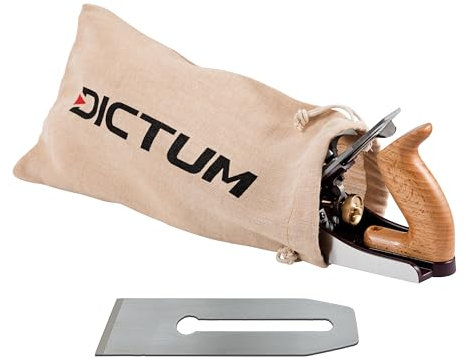 DICTUM® Schlichthobel Nr. 4 | japanisches Hobeleisen | feine Spanabnahme | auch bei schwierigem Faserverlauf | höchste Schnitthaltigkeit