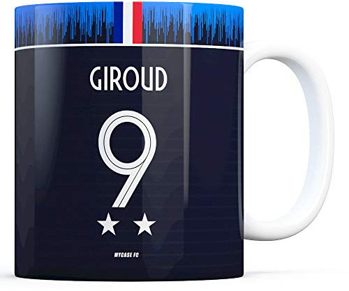 MYCASEFC MUG Tasse Olivier Giroud 2 ÉTOILES ÉQUIPE DE France DE Football FABRIQUÉ en France