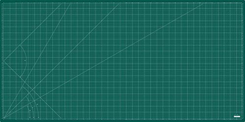 Kadusi Schneideunterlage 3 mm Dicke (100 x 200 cm / Zoll - 3 mm Dicke) in Zentimeter und Zoll, selbstheilend, zum Basteln wie Patchwork, Scrapbooking, Modellbau und andere. Kadusi