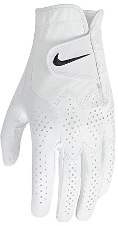 Nike Tour Classic IV Golfhandschuh für die rechte Hand, Weiß | Schwarz, Größe M/L