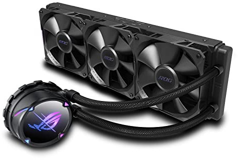 ASUS ROG STRIX LC II 360 All-in-One CPU-Wasserkühlung (Aura Sync, drei adressierbare ROG 120 mm Radiatorlüfter)