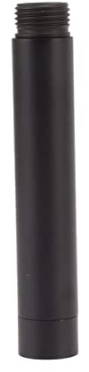 Tubo di Prolunga per Doccia, Braccio Doccia Nero Resistente alla Ruggine Elegante Connessione Stretta in Acciaio Inossidabile per Bagno