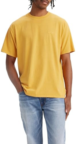 Levi's Hombre Red Tab Vintage tee, Camiseta, Garment Dye Ochre Jersey, S